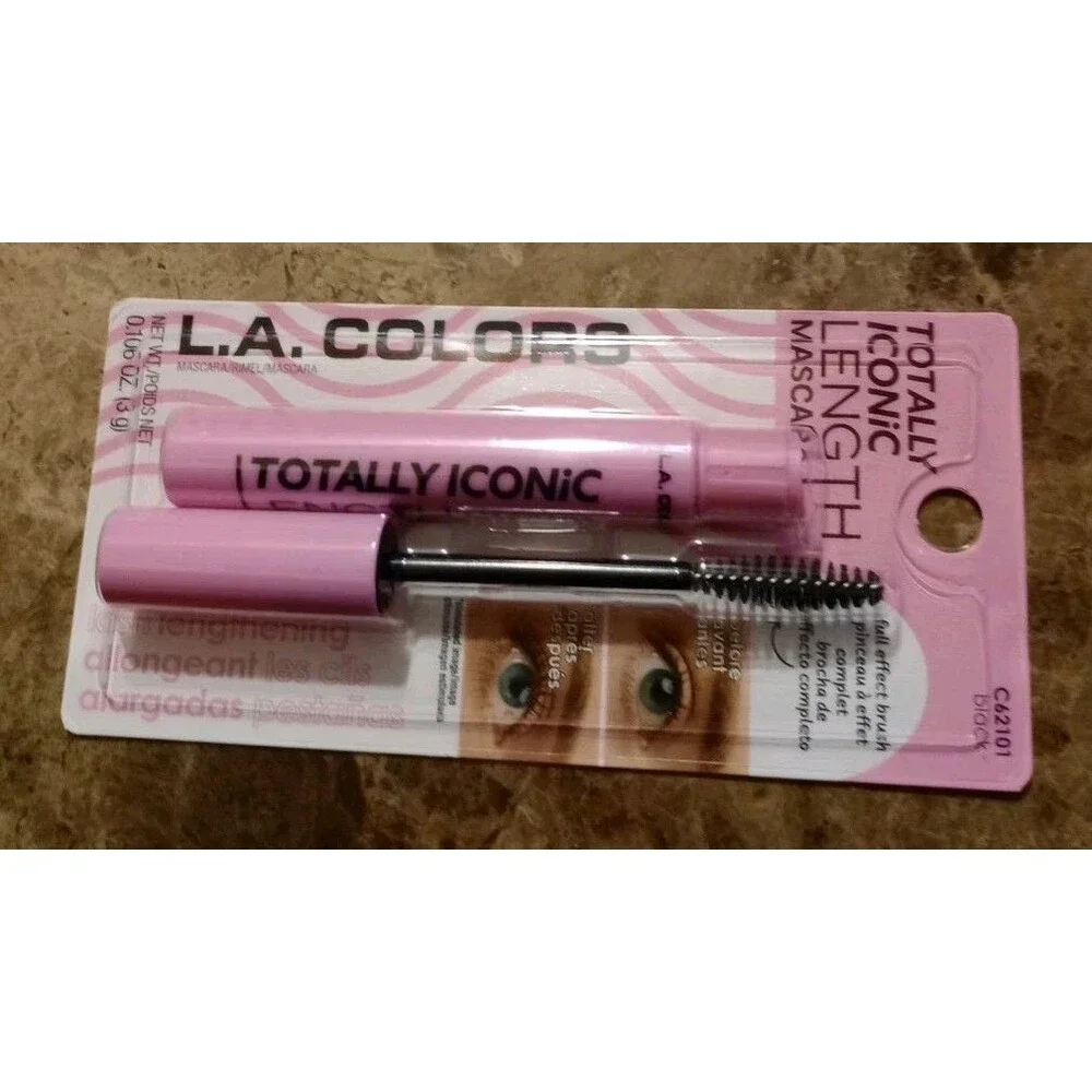 L.A. Colors Mascara Totally Iconic Lengthening Mascara Black #C62101 Cosmetics